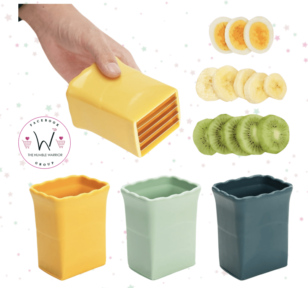 3-pack of Fruit Slicer Cups!